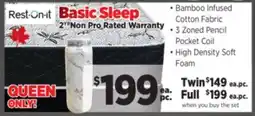 Surplus Furniture Basic Sleep Queen Mattress Set offer