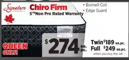 Surplus Furniture Chiro Firm Queen Mattress Set offer