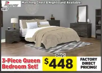 Surplus Furniture Canyon Maple 3-Piece Queen Bedroom Set offer