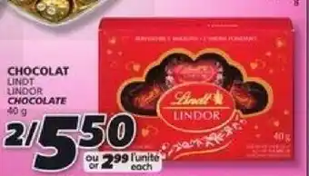 IGA Chocolat lindt lindor chocolate offer