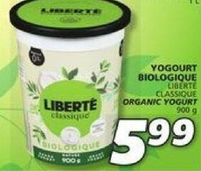 IGA Yogourt biologique offer