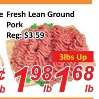 Fresh Win Foodmart Fresh Lean Ground Pork offer
