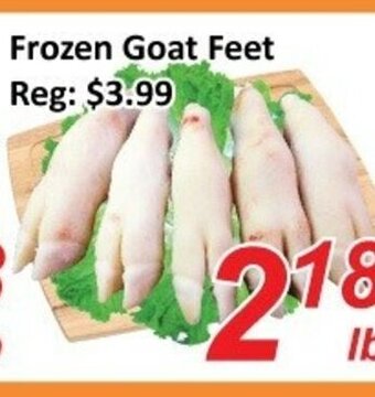 Fresh Win Foodmart Frozen Goat Feet offer