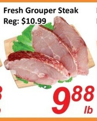 Fresh Win Foodmart Fresh Grouper Steak offer