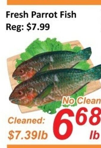Fresh Win Foodmart Fresh Parrot Fish offer