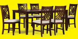 Leon's Kai 7-Piece Extendable Dining Set - Brown offer