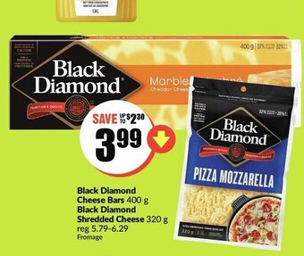 FreshCo Black Diamond Cheese Bars offer
