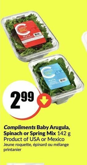 FreshCo Compliments Baby Arugula offer