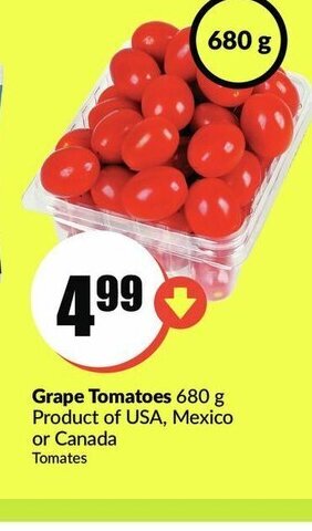 FreshCo Grape Tomatoes offer
