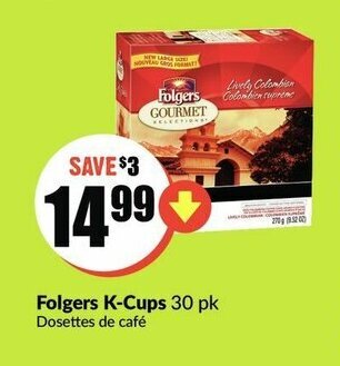 FreshCo Folgers K-Cups offer