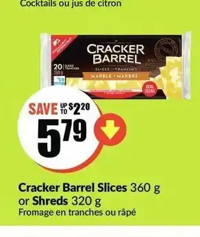 FreshCo Cracker Barrel Slices offer