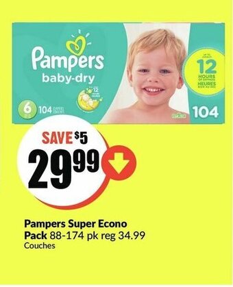 FreshCo Pampers Super Econo Pack offer