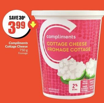 FreshCo Compliments Cottage Cheese offer