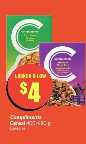 FreshCo Compliments Cereal offer