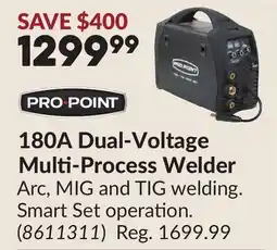Princess Auto 180A Dual-Voltage Multi-Process Welder offer