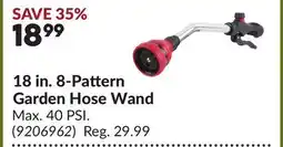 Princess Auto 8-Pattern Garden Hose Wand offer