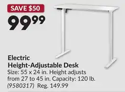 Princess Auto Electric Height-Adjustable Desk offer