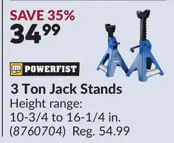 Princess Auto 3 Ton Jack Stands offer
