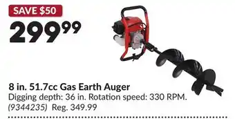 Princess Auto 8 in. 51.7cc Gas Earth Auger offer
