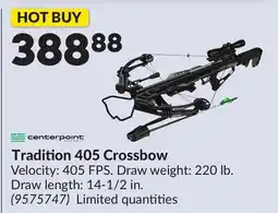 Princess Auto Tradition 405 Crossbow offer