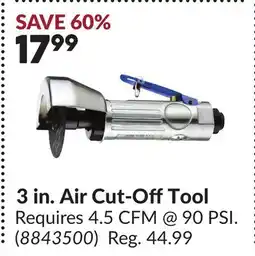 Princess Auto 3 in. Air Cut-Off Tool offer
