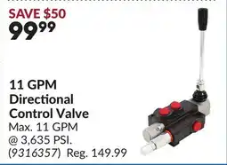 Princess Auto 11 GPM Directional Control Valve offer