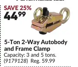 Princess Auto 5-Ton 2-Way Autobody and Frame Clamp offer