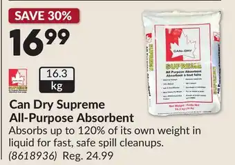 Princess Auto Can Dry Supreme All-Purpose Absorbent offer