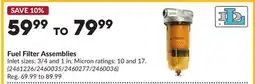 Princess Auto Fuel Filter Assemblies offer