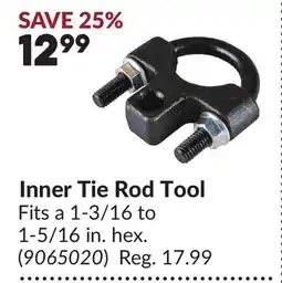 Princess Auto Inner Tie Rod Tool offer
