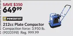 Princess Auto POWERFIST 212cc Plate Compactor offer