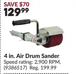 Princess Auto 4 in. Air Drum Sander offer