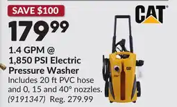 Princess Auto 1,4 GPM @ 1,850 PSI Electric Pressure Washer offer
