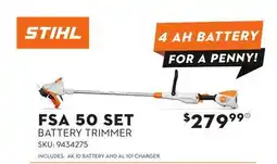 Princess Auto FSA 50 SET BATTERY TRIMMER offer