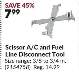 Princess Auto Scissor A/C and Fuel Line Disconnect Tool offer