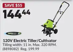 Princess Auto 120V Electric Tiller/Cultivator offer
