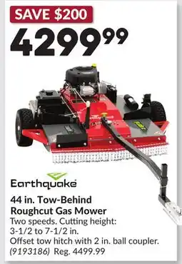 Princess Auto 44 in. Tow-Behind Roughcut Gas Mower offer