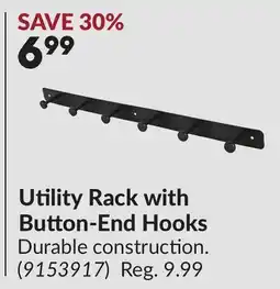 Princess Auto Utility Rack with Button-End Hooks offer