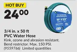 Princess Auto 3/4 in. x 50 ft PVC Water Hose offer