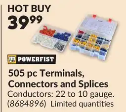 Princess Auto 505 pc Terminals, Connectors and Splices offer