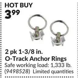Princess Auto 2 pk 1-3/8 in. O-Track Anchor Rings offer