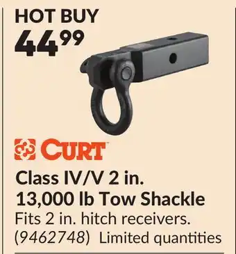 Princess Auto Class IV/V 2 in. 13,000 lb Tow Shackle offer