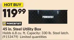 Princess Auto 45 in. Steel Utility Box offer