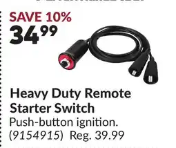 Princess Auto Heavy Duty Remote Starter Switch offer