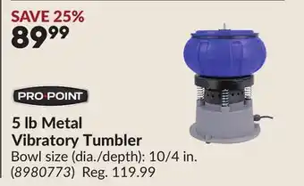 Princess Auto 5 lb Metal Vibratory Tumbler offer