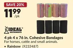 Princess Auto 4 pk 4 x 76 in. Cohesive Bandages offer