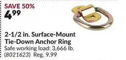 Princess Auto 2-1/2 in. Surface-Mount Tie-Down Anchor Ring offer