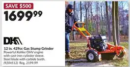 Princess Auto 12 in. 429cc Gas Stump Grinder offer
