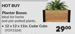 Princess Auto Planter Boxes 12 x 12 x 11in. Cedar Cube offer