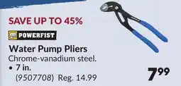Princess Auto Water Pump Pliers offer